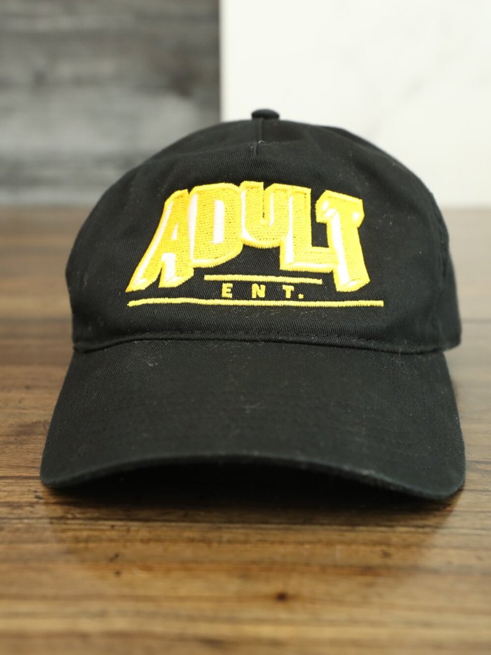 Adult Entertainment Director's Cap (Black & Yella) (OS)